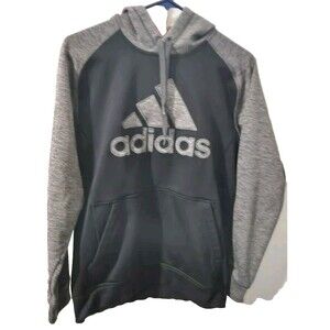 Adidas Essentials Climawarm 3-Stripes Pullover Hoodie Black Mens Size S